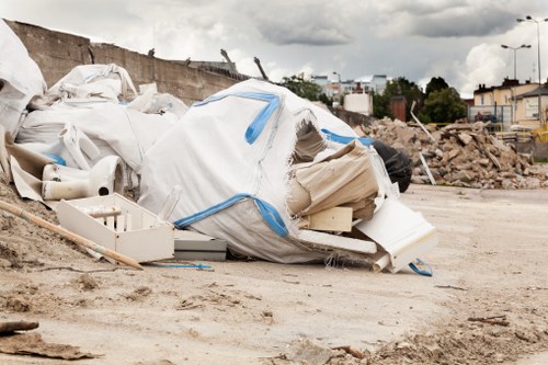 Professional flat clearance team preparing to clear a Wembley flat